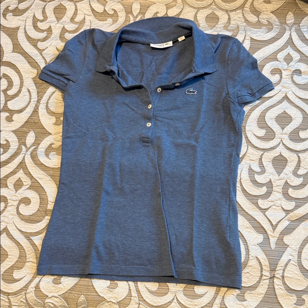 Lacoste Slim Fit Blue Polo